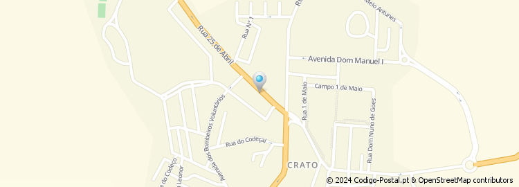 Mapa de Rua Doutor João Carmo Dias
