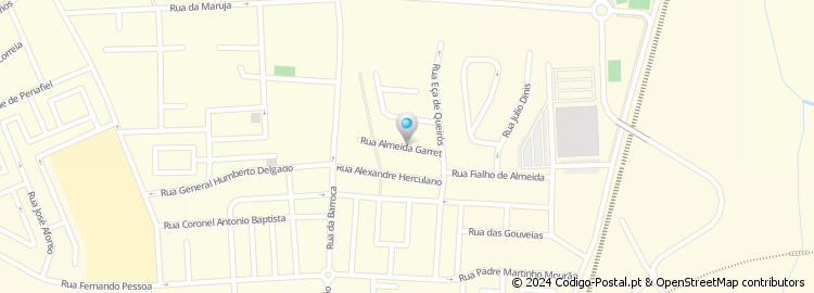 Mapa de Rua Almeida Garret
