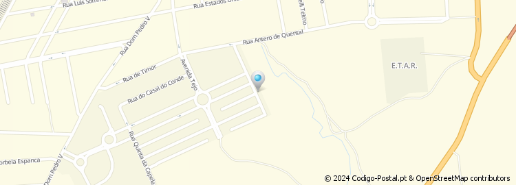 Mapa de Rua de São Caetano