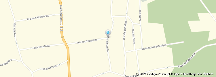 Mapa de Rua Lomba