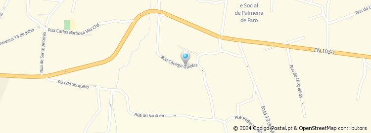 Mapa de Rua Cónego Gaiolas