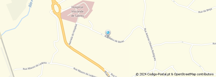 Mapa de Rua Adou de Baixo