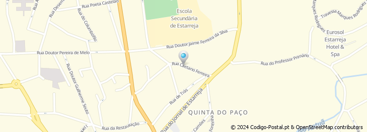 Mapa de Rua Caetano Ferreira