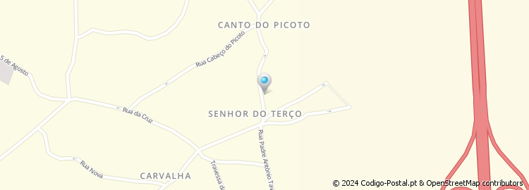 Mapa de Rua Canto Picoto