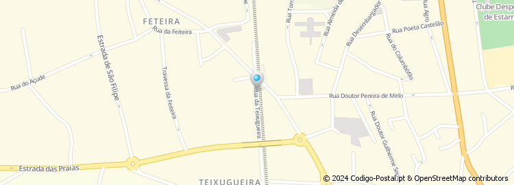 Mapa de Rua da Teixugueira