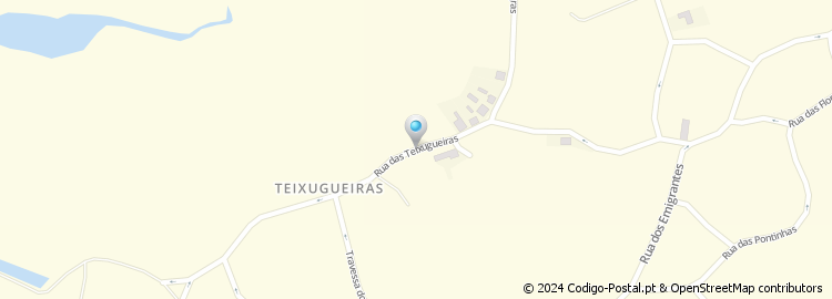 Mapa de Rua das Teixugueiras