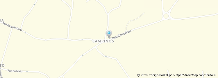 Mapa de Rua de Campinos