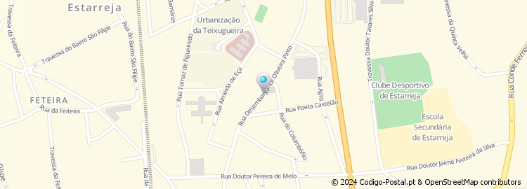 Mapa de Rua Desembargador Oliveira Pinto