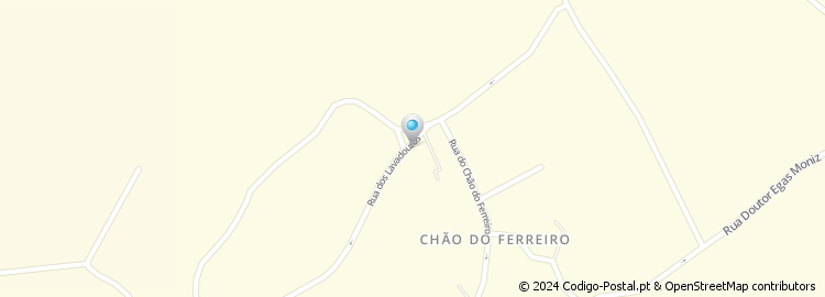 Mapa de Rua dos Lavadouros