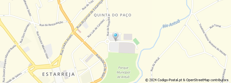 Mapa de Rua Doutor António Madureira