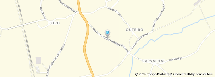 Mapa de Rua Doutor Rafael António José Correia