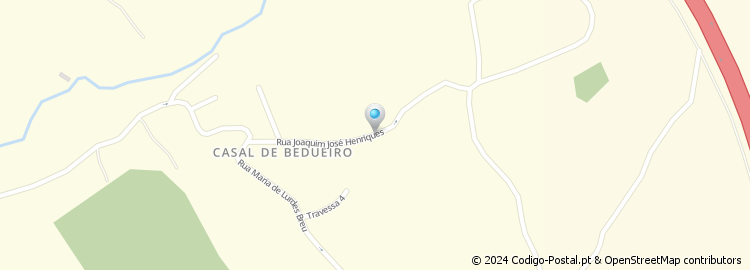 Mapa de Rua Joaquim José Henriques
