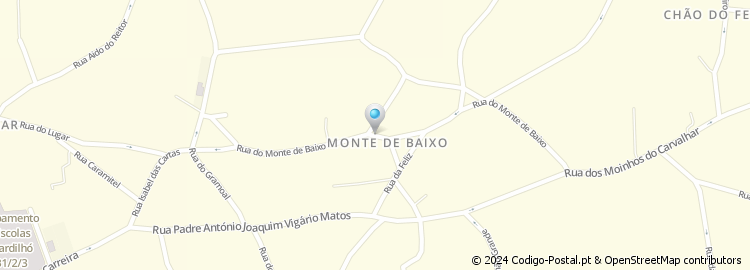 Mapa de Rua Monte Baixo