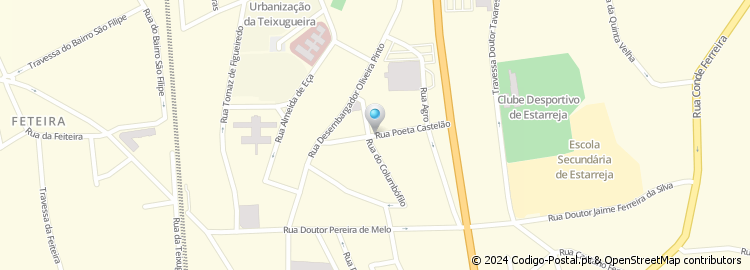 Mapa de Rua Poeta Castelão