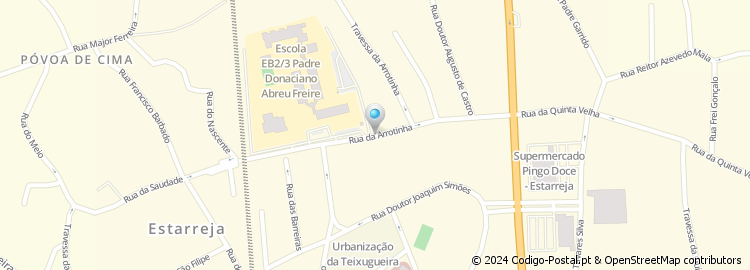 Mapa de Rua Professor Aníbal da Rocha Henriques