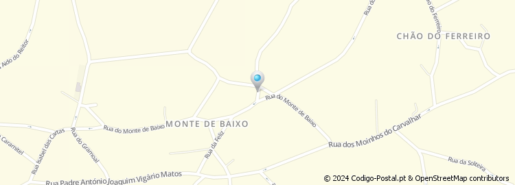 Mapa de Travessa Monte de Baixo