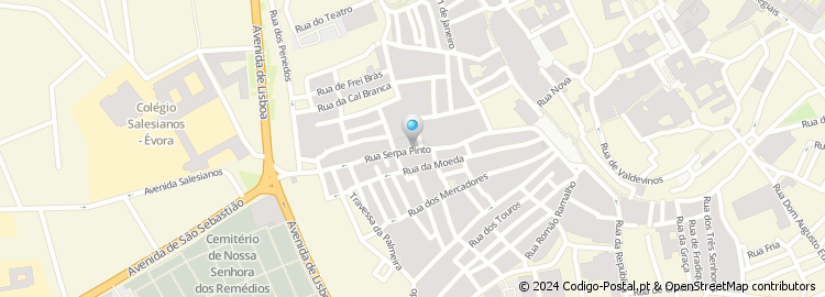 Mapa de Rua de Serpa Pinto