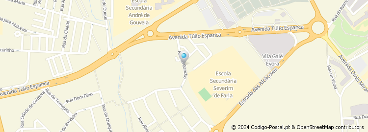 Mapa de Rua Doutor Robles de Oliveira