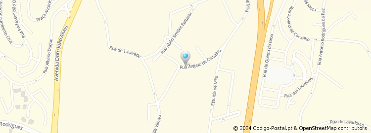 Mapa de Rua Avelino de Carvalho