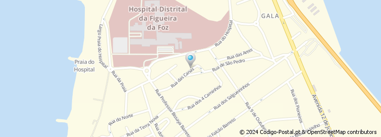 Mapa de Rua Comandante João Jorge Carlos Pinto