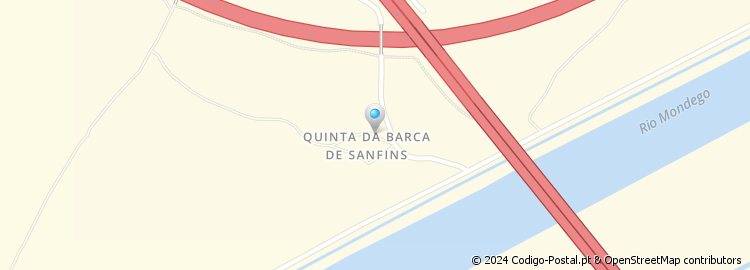 Mapa de Rua da Barca de Sanfins