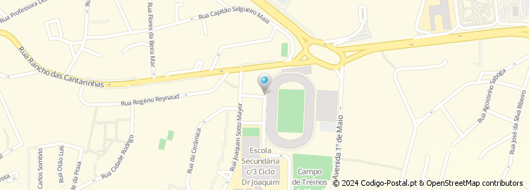 Mapa de Rua do Ginásio Clube Figueirense