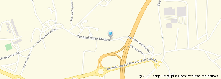 Mapa de Rua José Nunes Medina