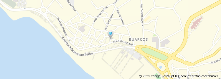 Mapa de Rua Major Soares Correia