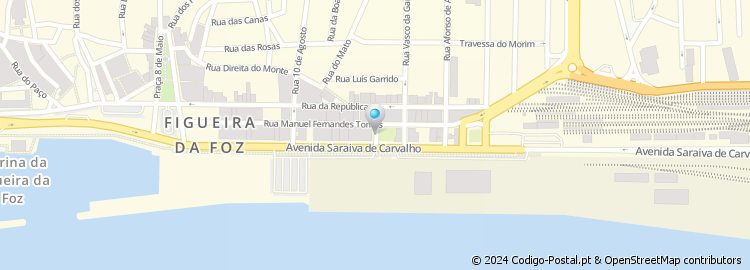 Mapa de Travessa Rua Manuel Fernandes Tomaz