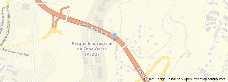 Mapa de Rua Encosta Pico São João