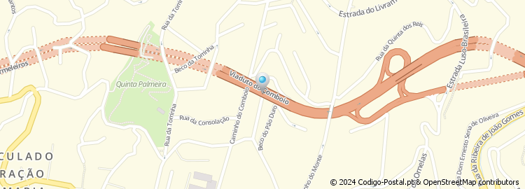 Mapa de Rua Levada Santa Luzia