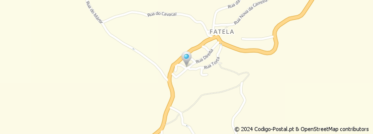Mapa de Fatela Gare