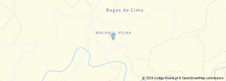Mapa de Malhada Velha