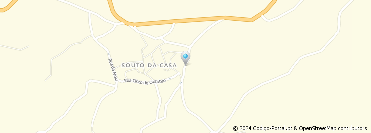 Mapa de Serra do Carcavão