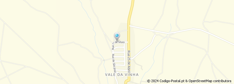 Mapa de Vale de Gaviões