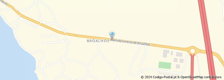 Mapa de Avenida Central de Broalhos