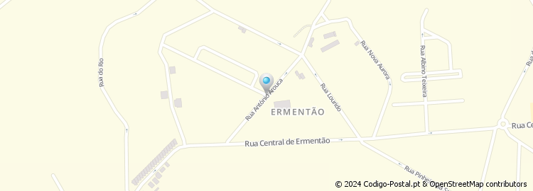 Mapa de Rua António Arouca