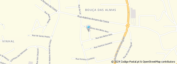 Mapa de Rua Central de Belos Ares