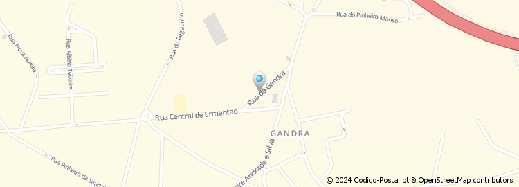 Mapa de Rua Gandra