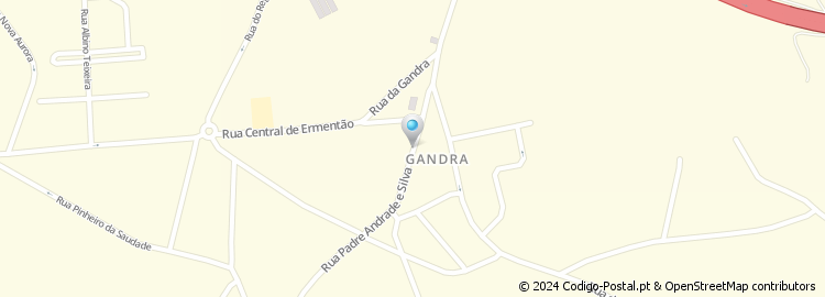 Mapa de Rua Padre Andrade Silva