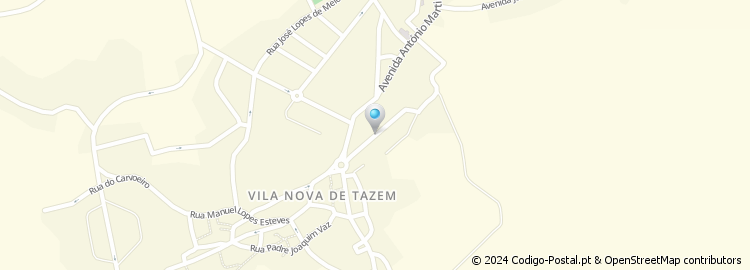Mapa de Apartado 47, Vila Nova de Tazem
