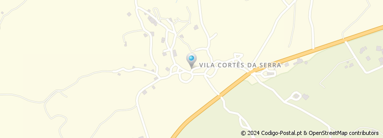 Mapa de Vila Cortes da Serra
