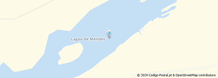 Mapa de Lagoa de Melides