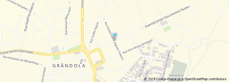 Mapa de Rua Doutor Carlos Augusto Teixeira