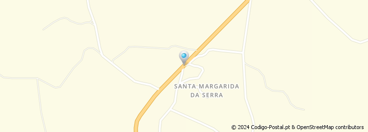 Mapa de Santa Margarida da Serra