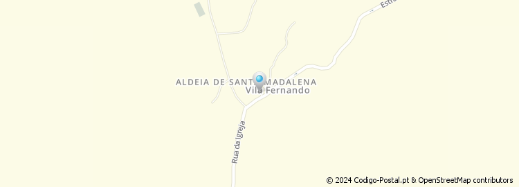 Mapa de Aldeia de Santa Madalena