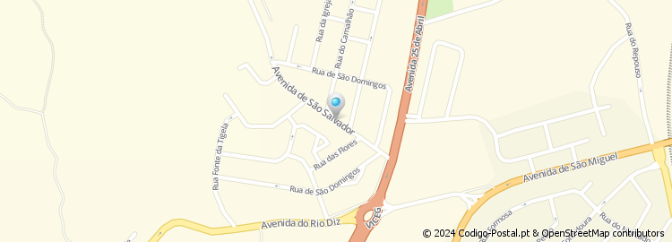 Mapa de Avenida São Salvador