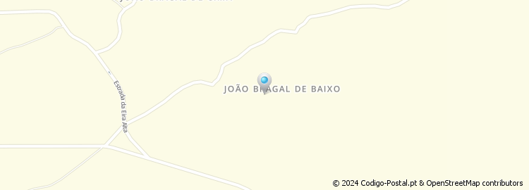 Mapa de João Bragal de Baixo