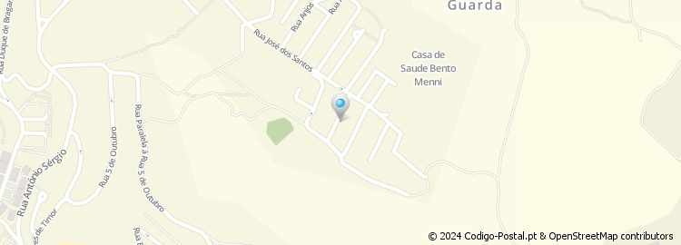 Mapa de Rua António Rabaça Roque