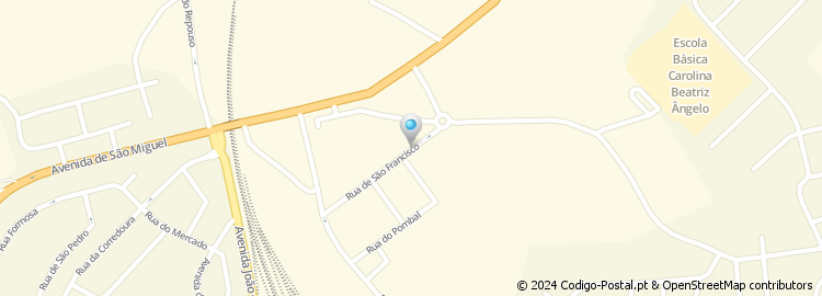 Mapa de Rua Domingos Alves da Silva